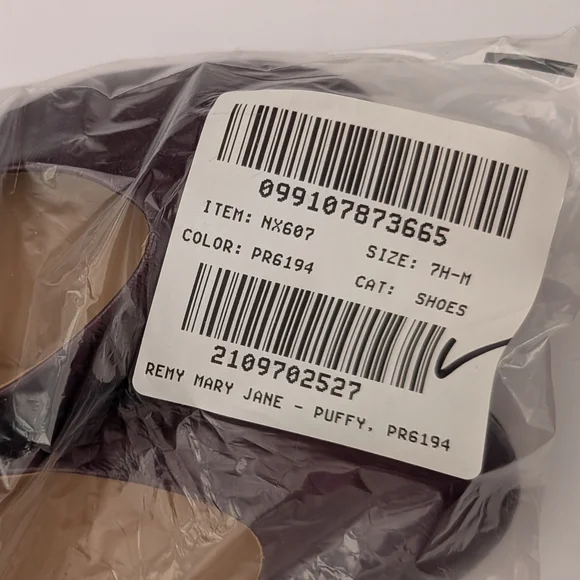 Madewell The Remy Mary Jane Flats Deep Plum Women's 7.5 Leather Shoes - Picture 8 of 8